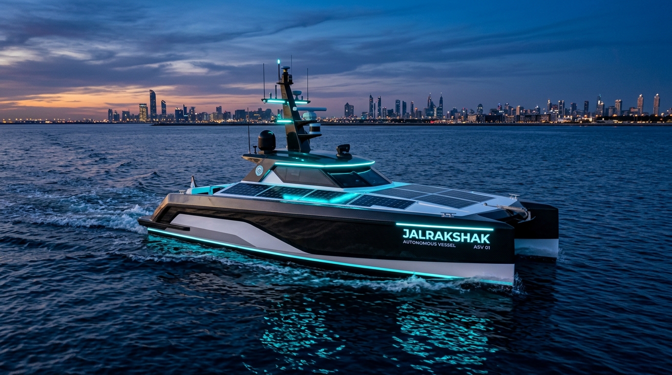 JALRAKSHAK Autonomous Surface Vehicle Operating on Water